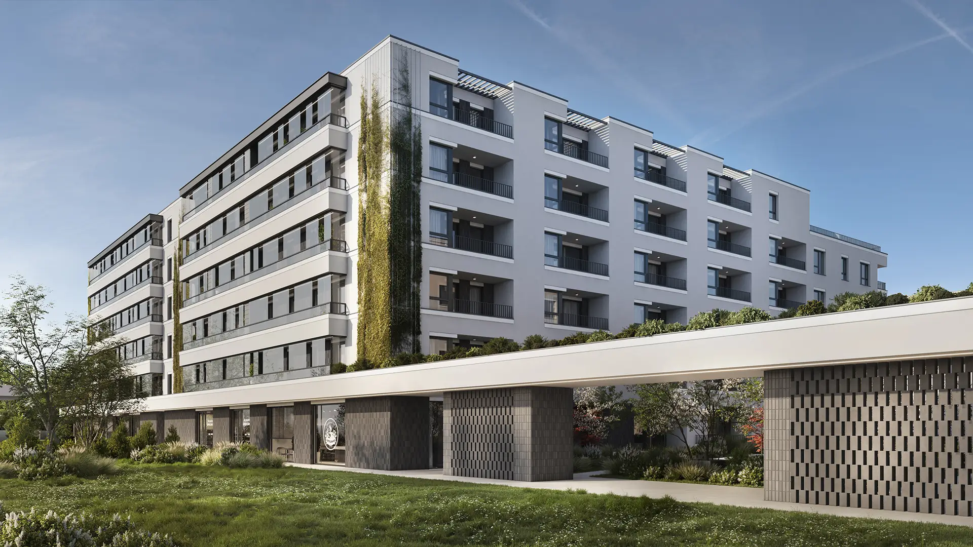 Budynek inwestycji Łopuszańska 47, Warszawa Włochy