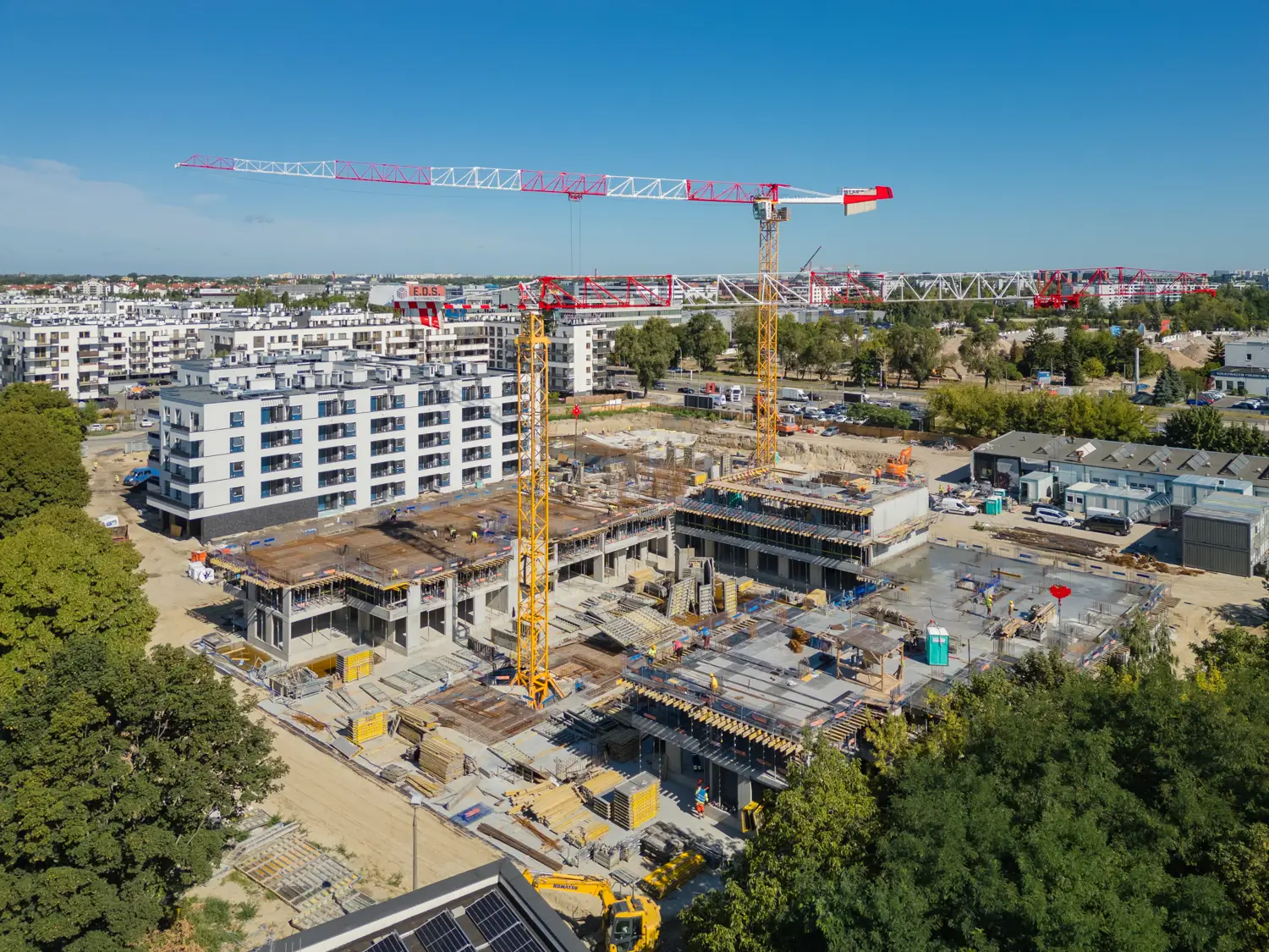 Postęp pracy inwestycji Łopuszańska 47