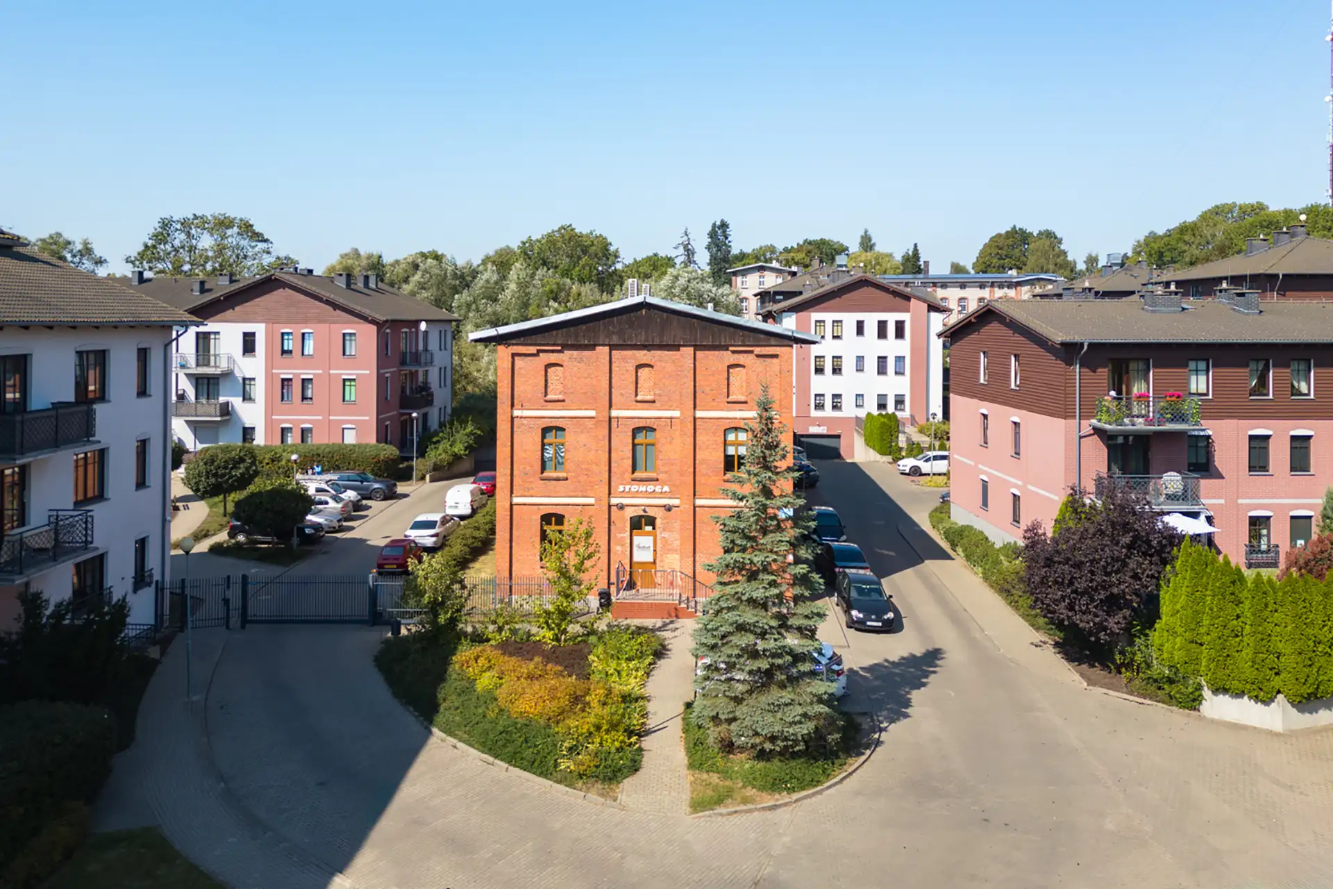 Zdjęcie z lotu ptaka inwestycji Garden House