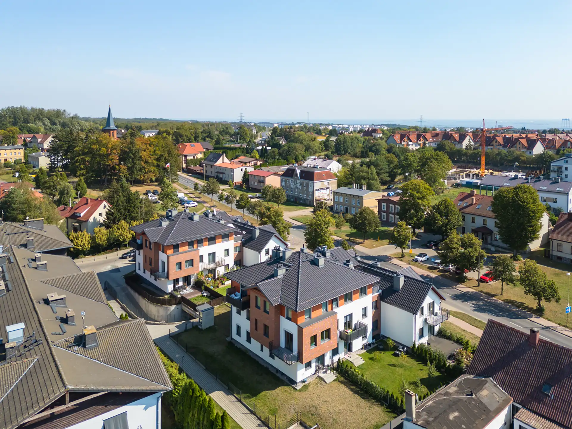 Zdjęcie z lotu ptaka inwestycji Garden House
